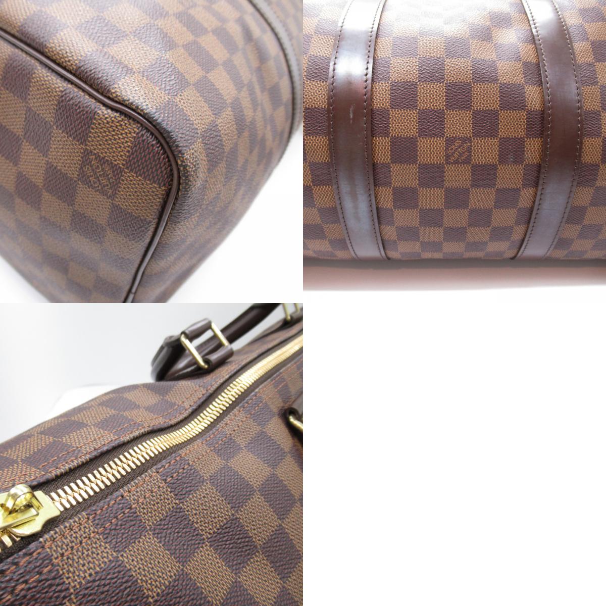 Louis Vuitton Keepall 50 Boston Bag Damier Brown