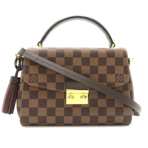 Louis Vuitton Croisette Canvas Handbag N53000 in Excellent condition