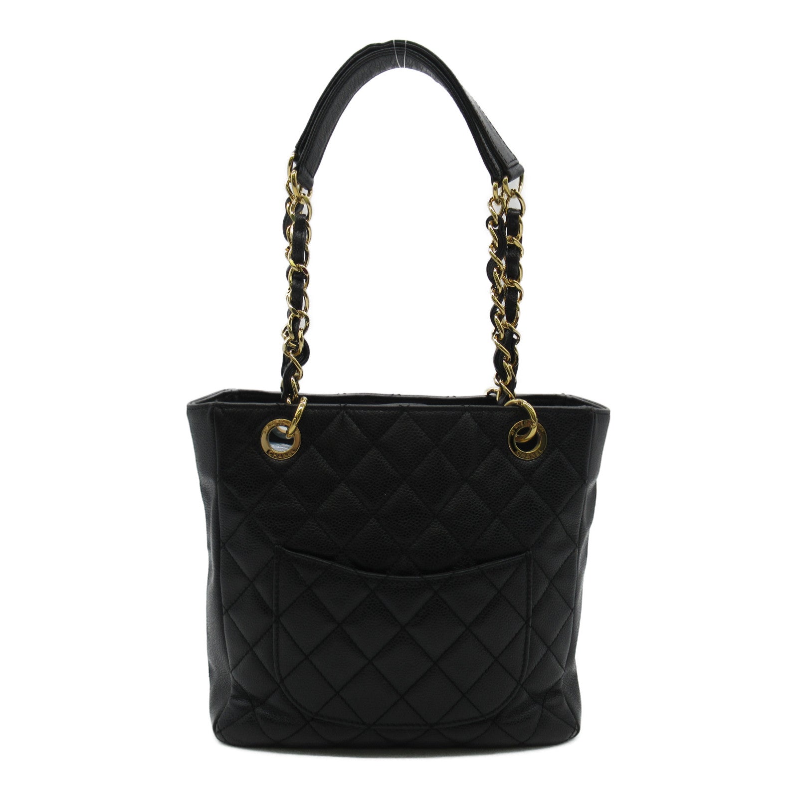 Chanel Caviar Skin PST Tote Shoulder Bag