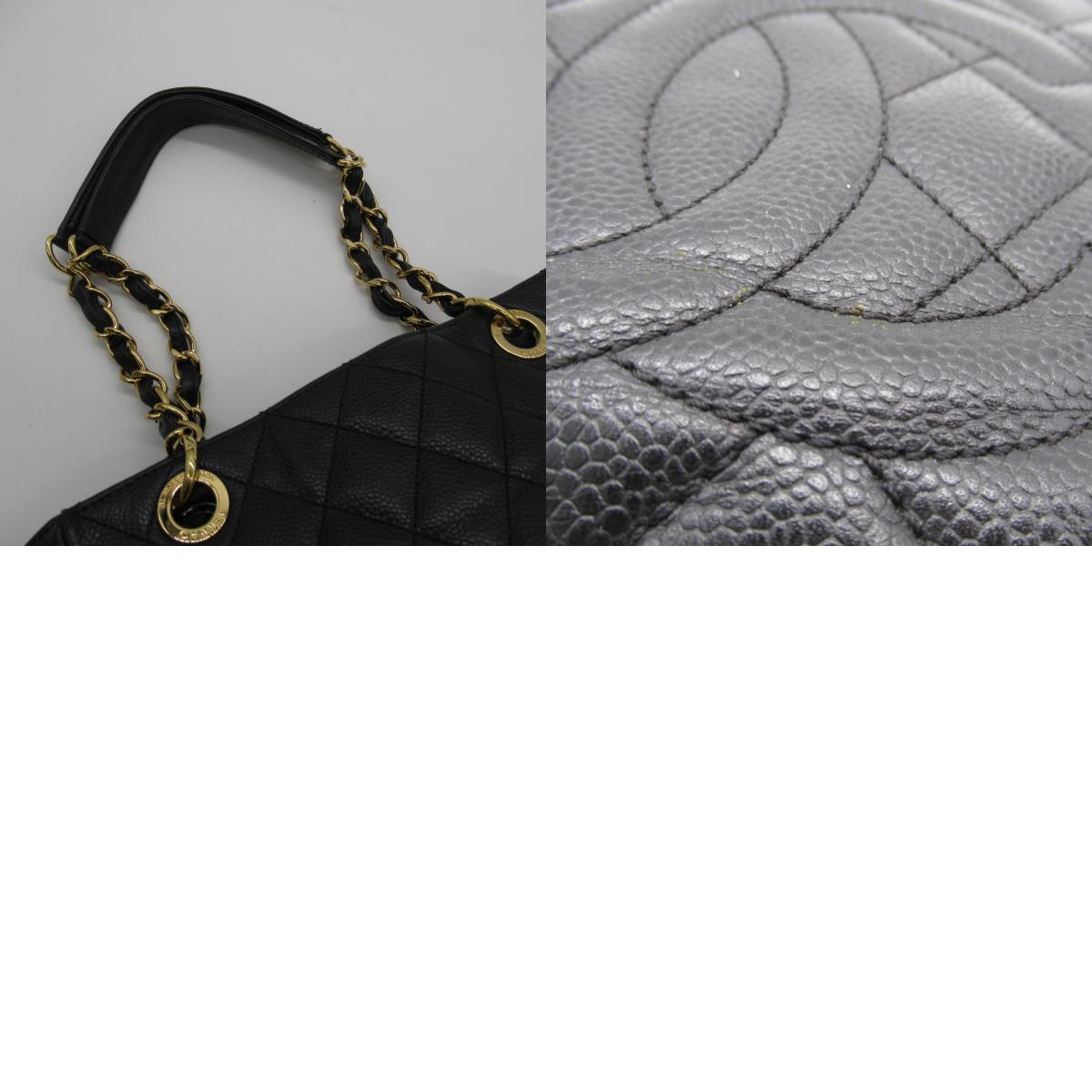 Chanel Caviar Skin PST Tote Shoulder Bag