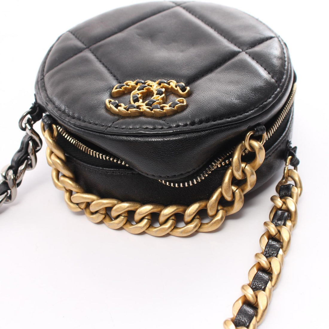 Chanel 19 Matelasse Lambskin Shoulder Bag