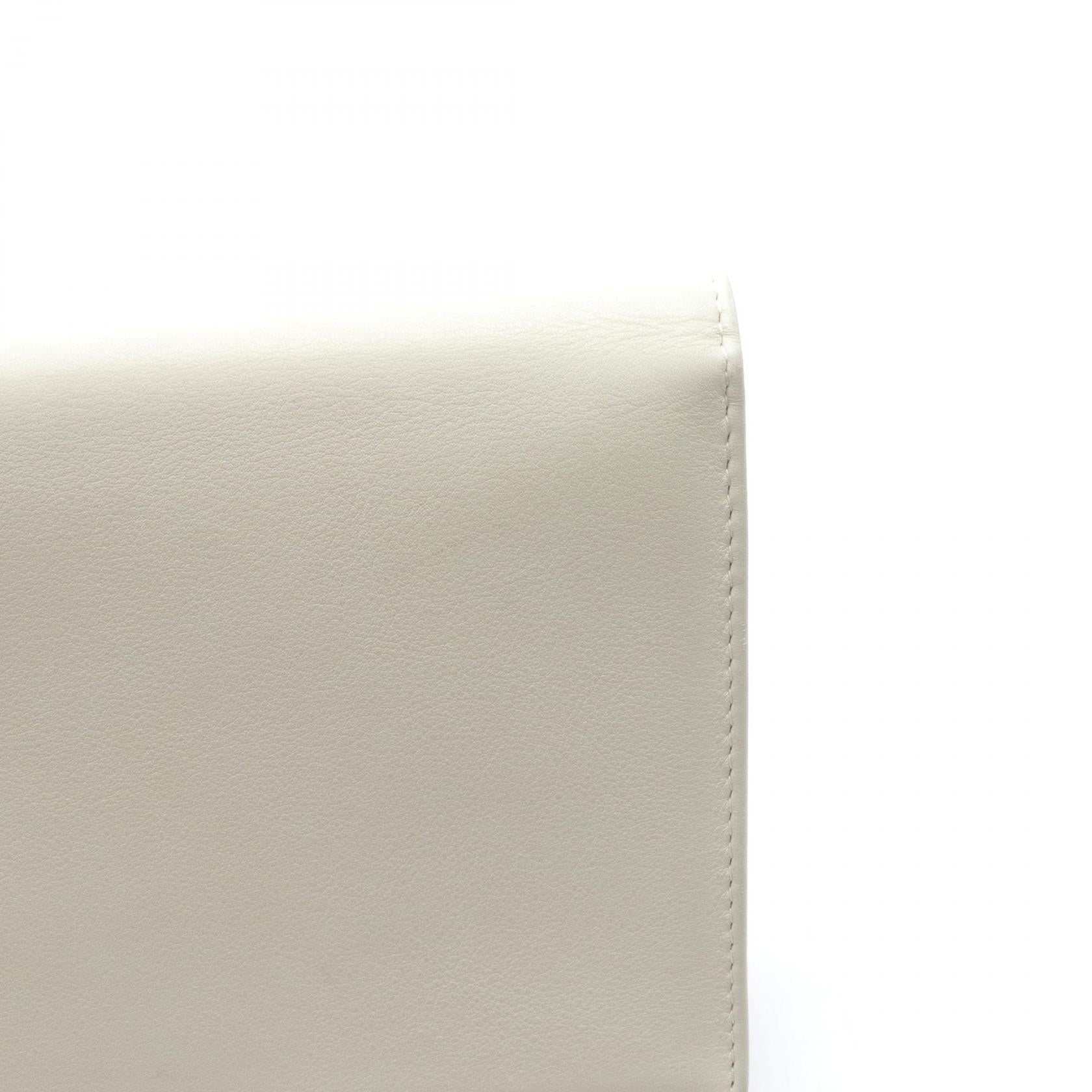 Dior Leather Shoulder Bag White Multicolor