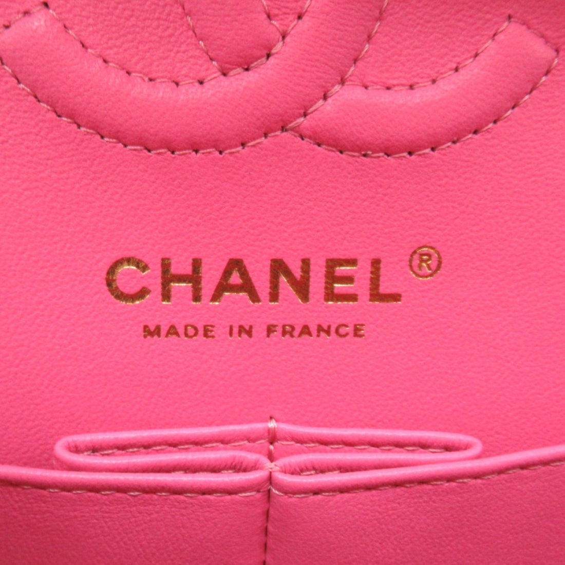 Chanel Caviar Double Flap Shoulder Bag Pink