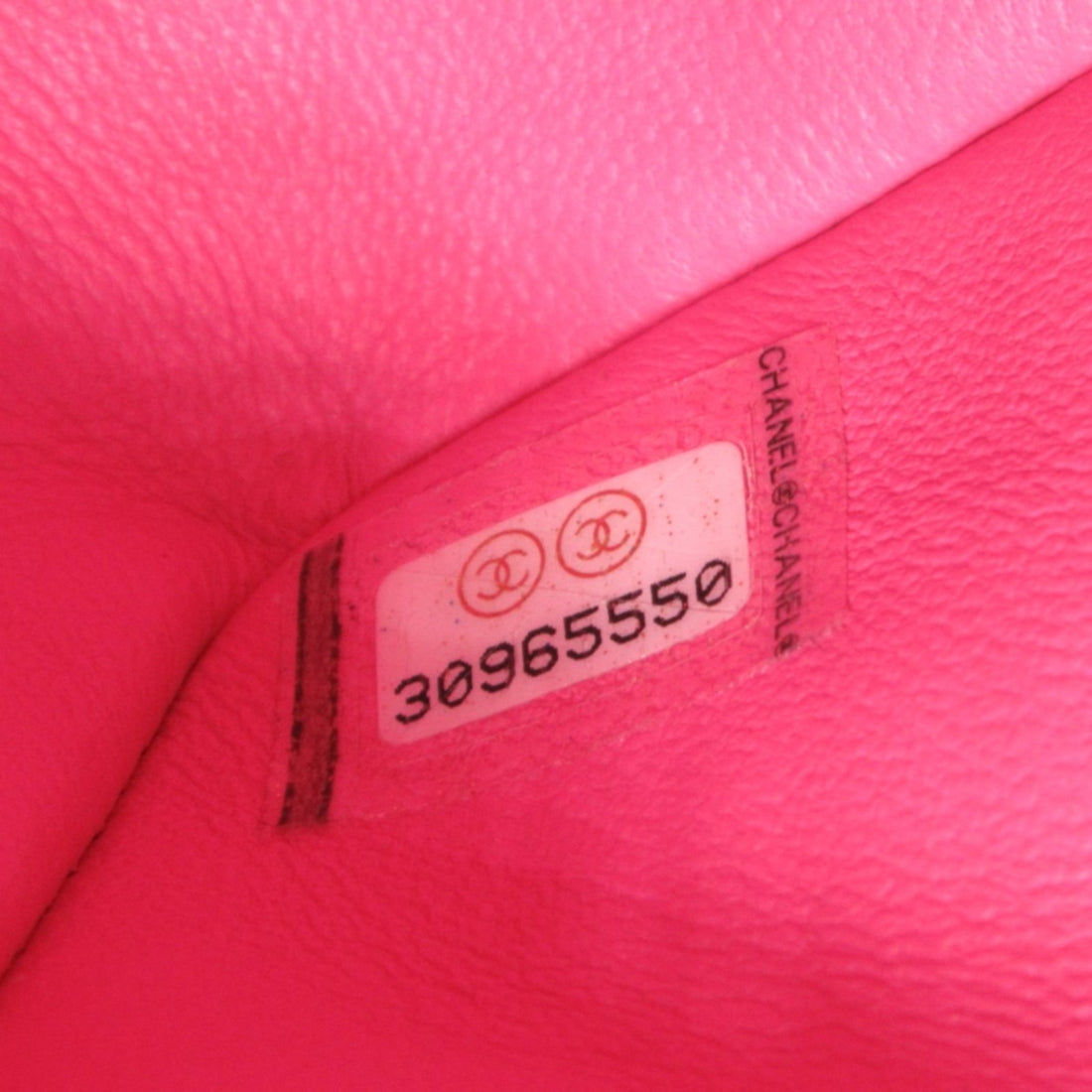 Chanel Caviar Double Flap Shoulder Bag Pink