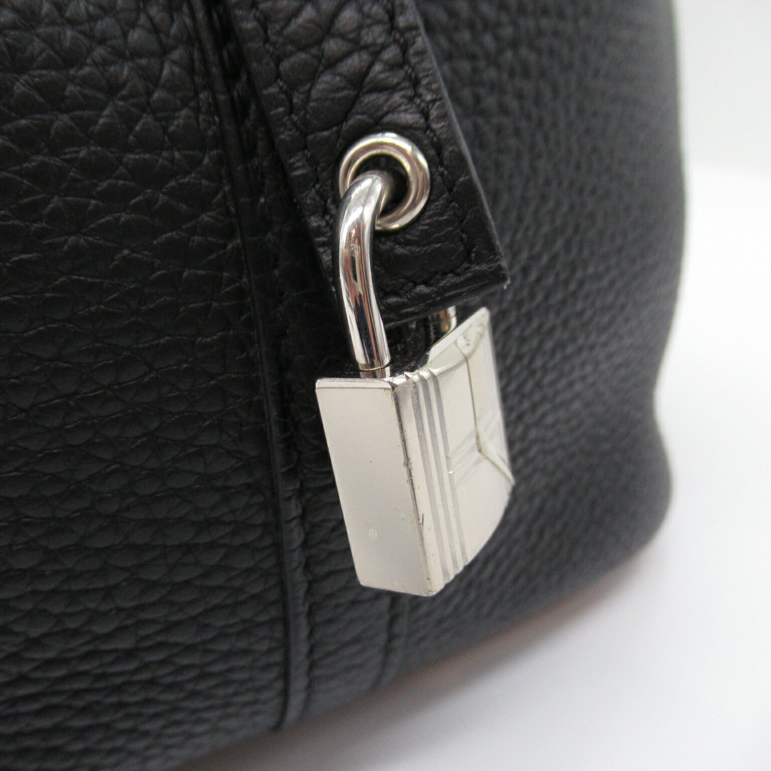 Hermes Picotin Lock MM Black Handbag Calf Leather