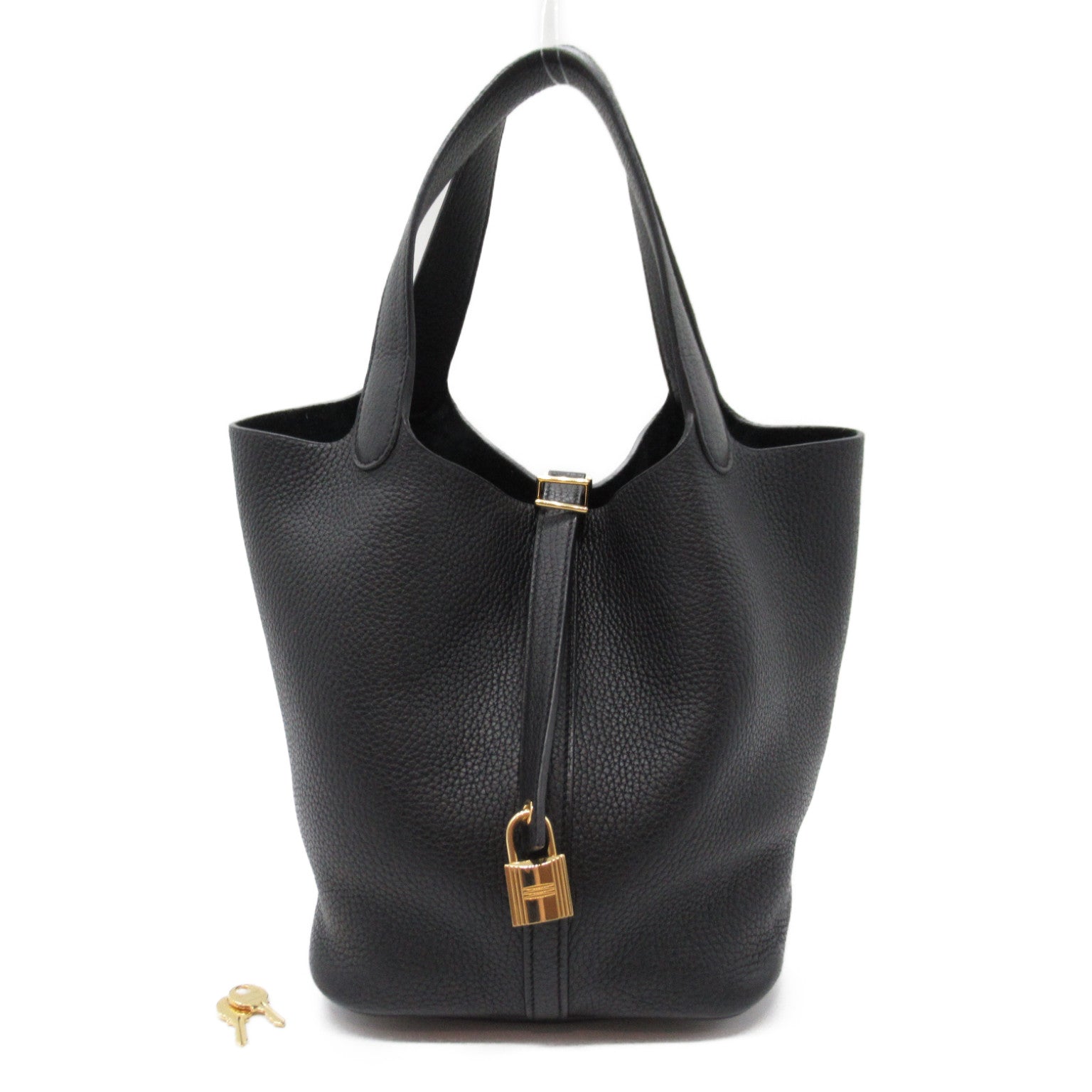 Hermes Picotin Lock MM Black Handbag