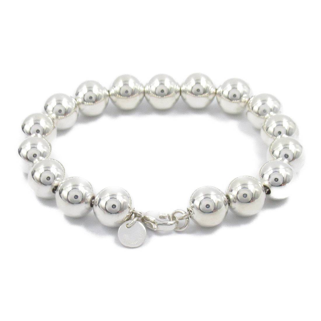 Tiffany & Co Silver Hard Wear Ball Bracelet Metal Bracelet in Great Condition