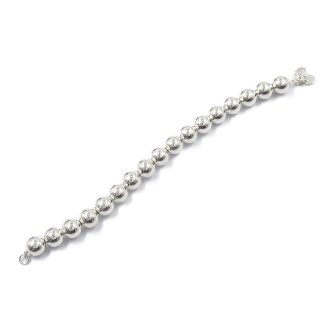 Tiffany & Co Silver Hard Wear Ball Bracelet Metal Bracelet in Great Condition