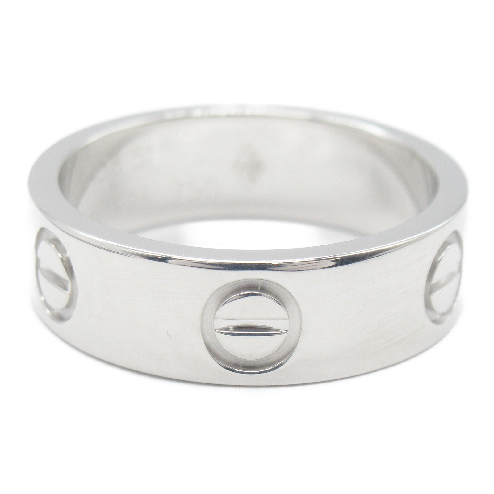 Cartier Love Ring K18WG White Gold Jewelry