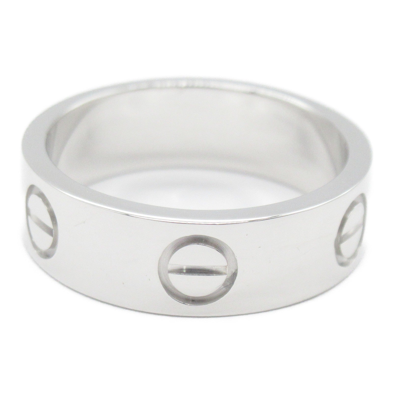 Cartier Love Ring K18WG White Gold Jewelry