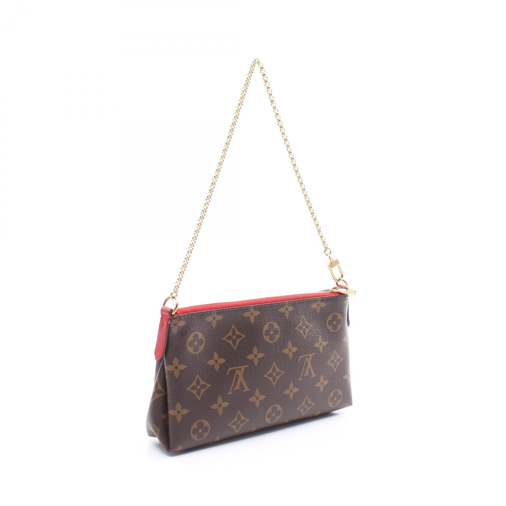 Louis Vuitton Monogram Pallas Clutch Handbag M41638