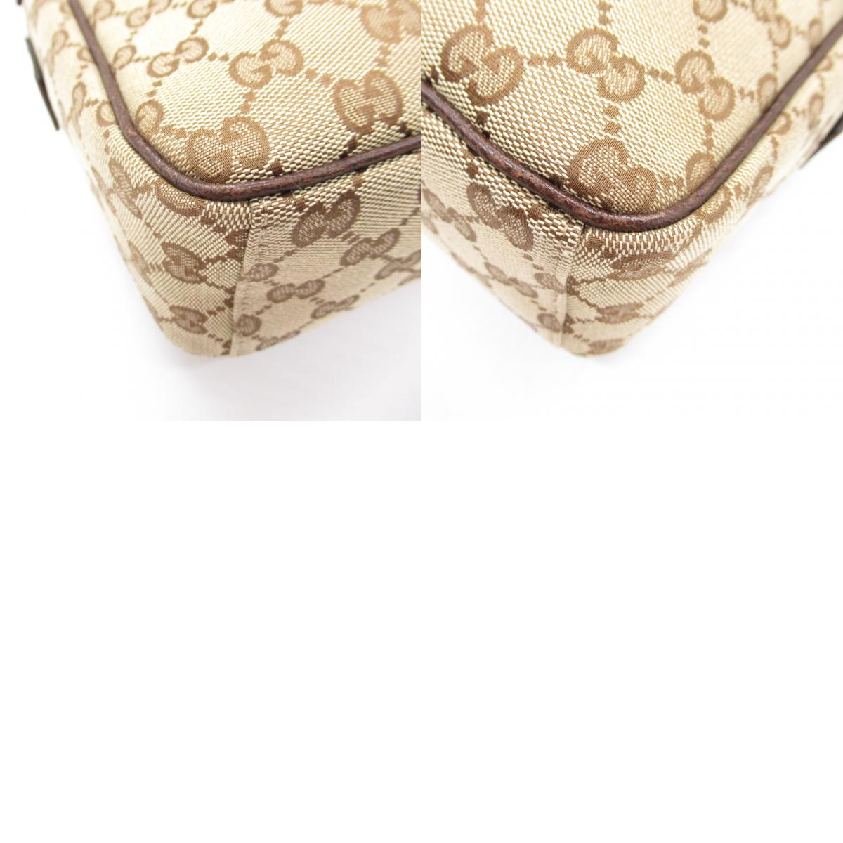 Gucci Canvas Leather Shoulder Bag 122759