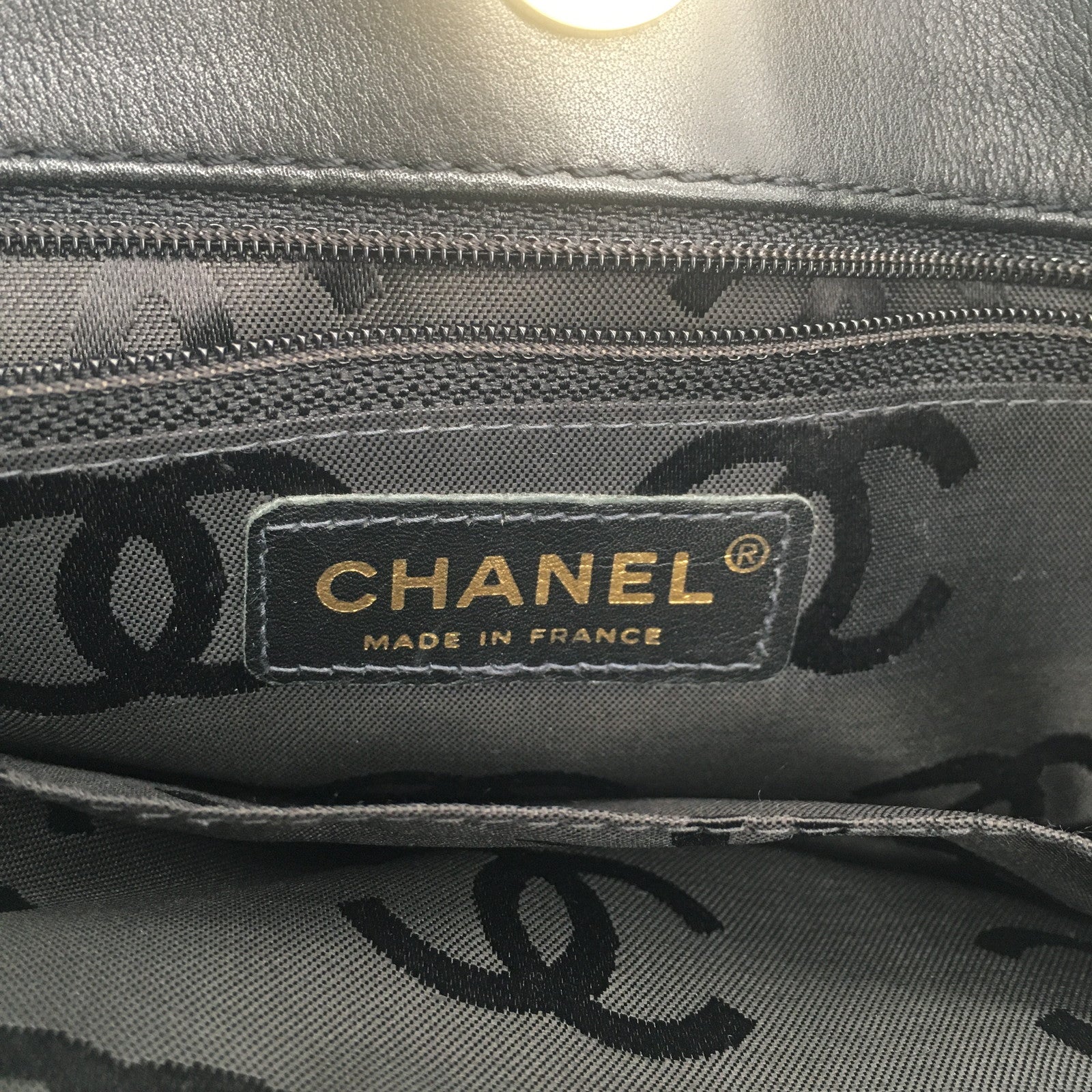 Chanel Wild Stitch Tote Bag Black/Beige