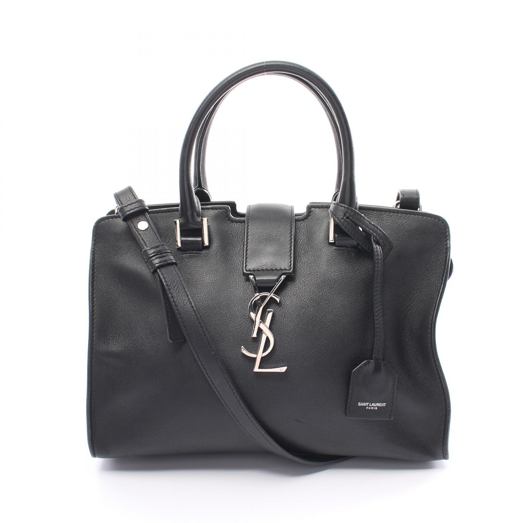 Yves Saint Laurent Leather Baby Cabas YSL Handbag