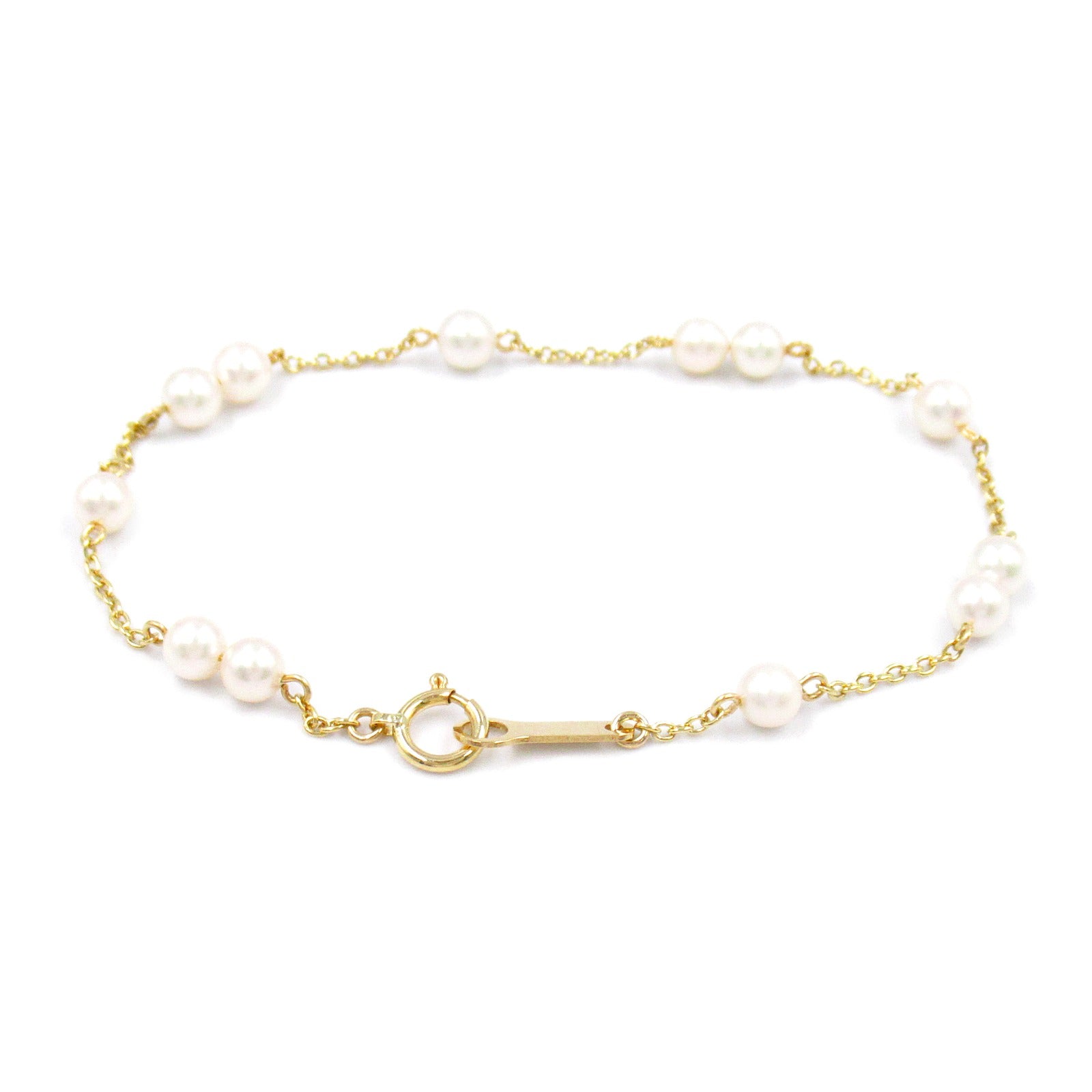 Tasaki Pearl Bracelet K18 Yellow Gold