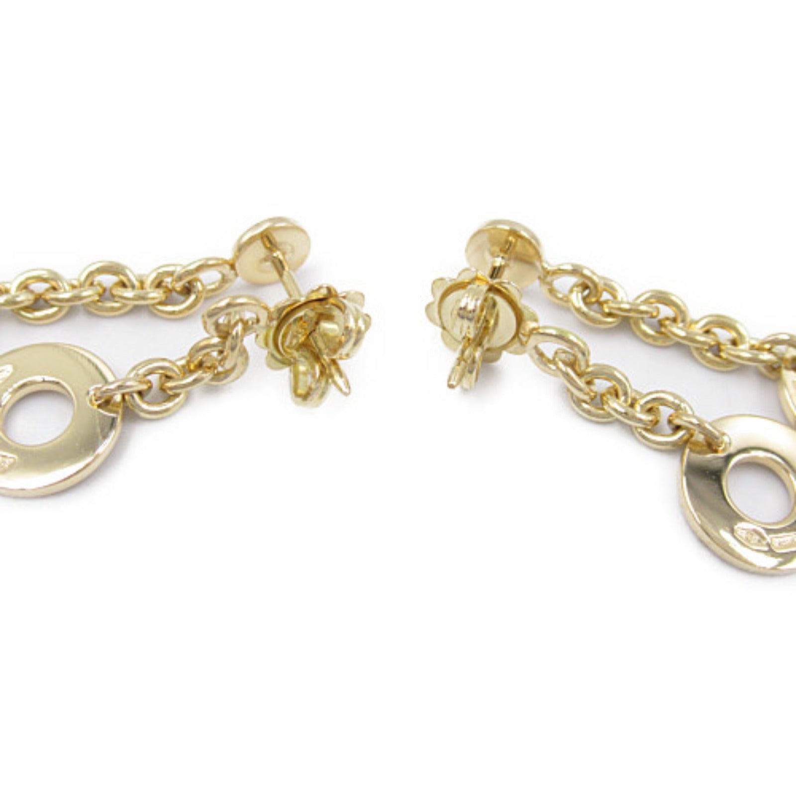 Bvlgari K18 Yellow Gold Earrings Jewelry