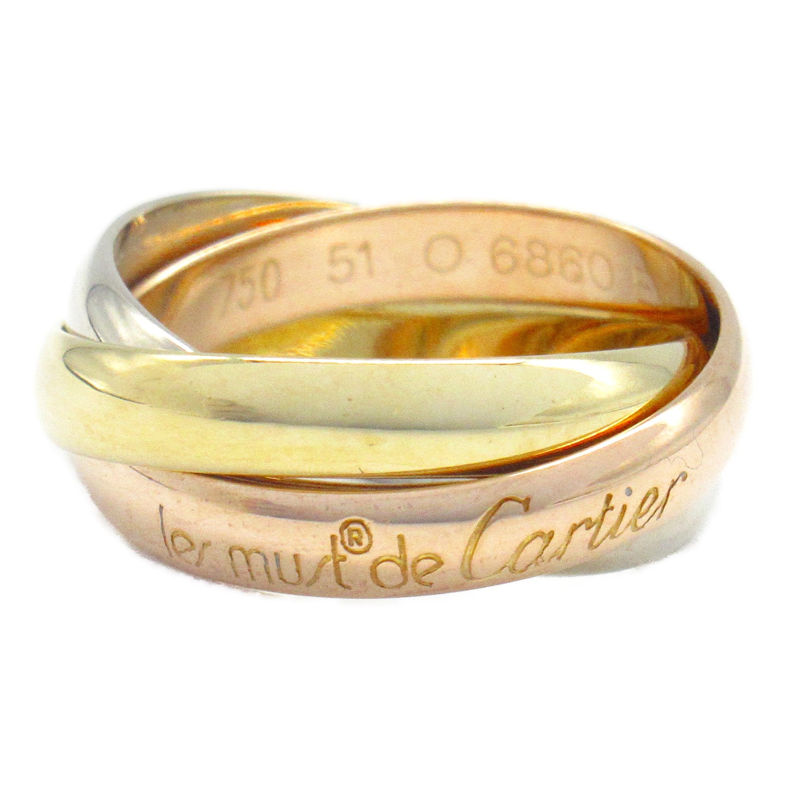 Cartier Trinity Ring K18 Gold