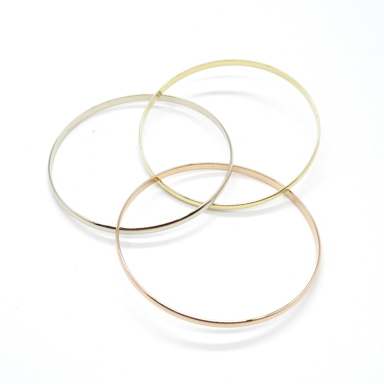 Cartier Trinity Bangle K18 Gold