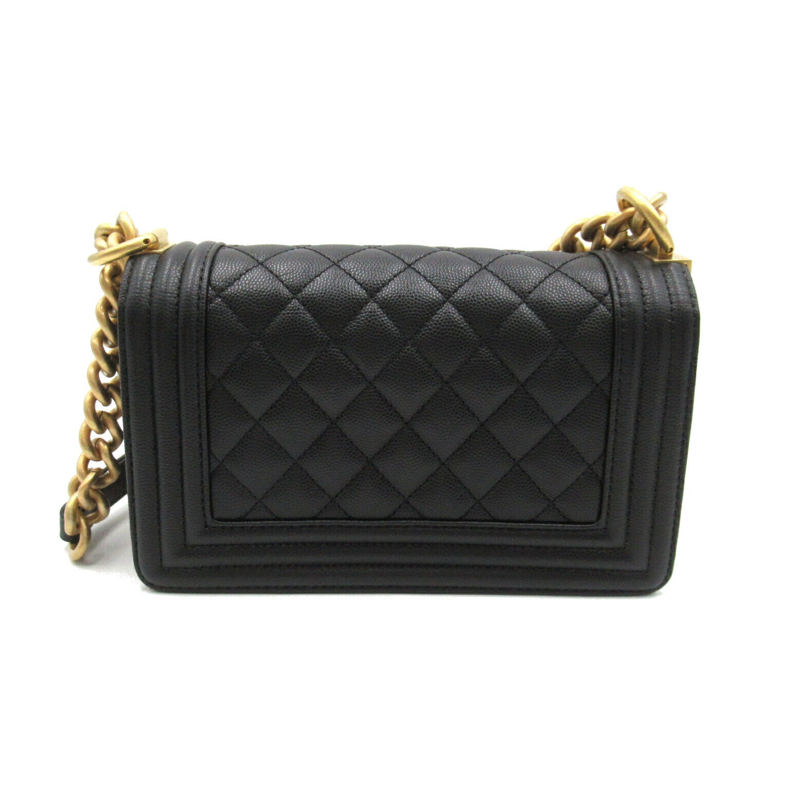 Chanel Boy Chain Shoulder Bag Black