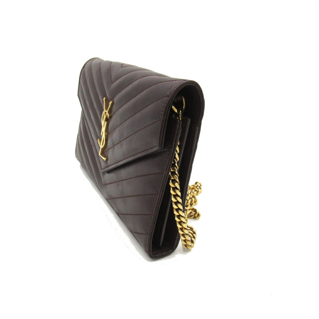 Yves Saint Laurent Leather Chain Wallet Shoulder Bag