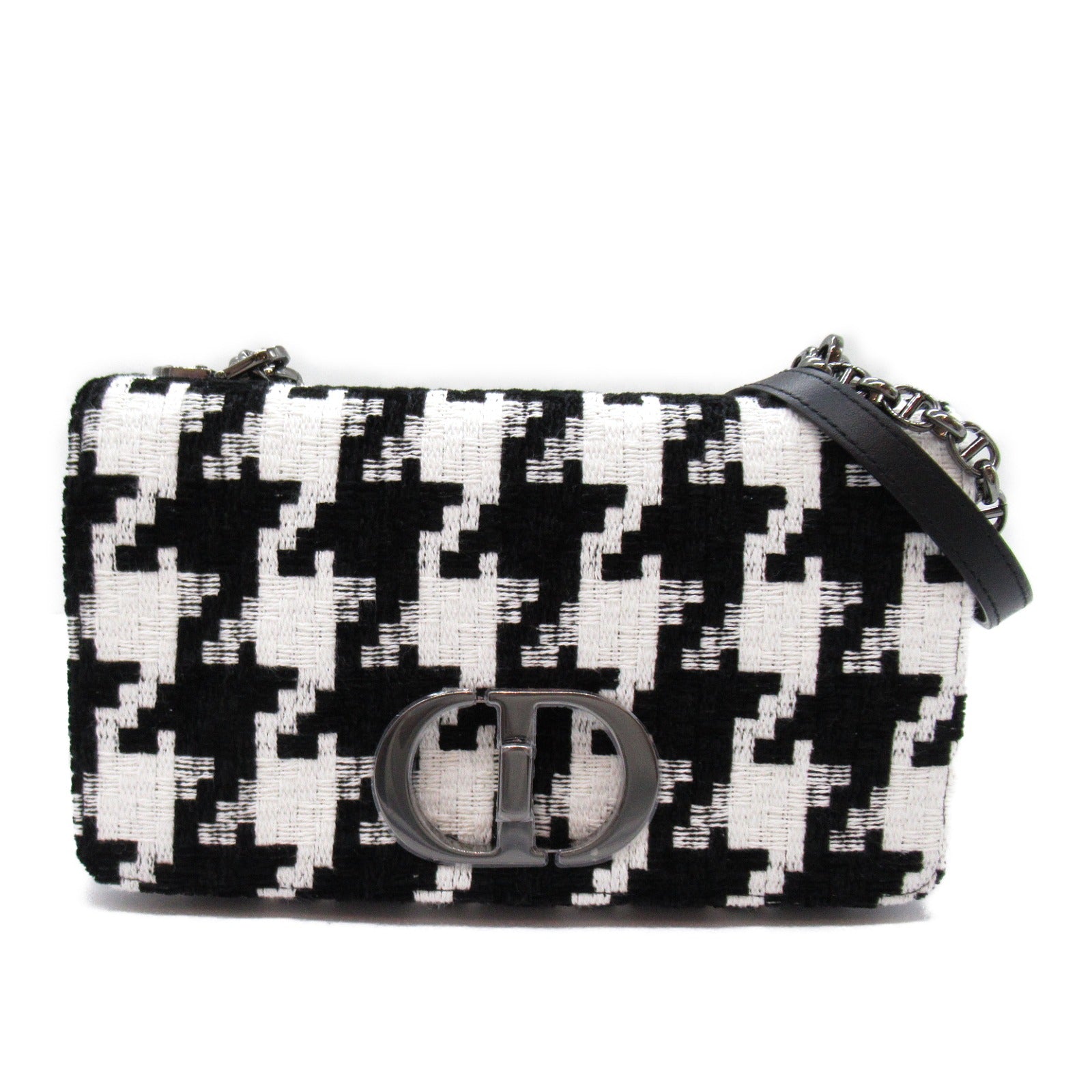 Dior Canvas Shoulder Bag Black/White