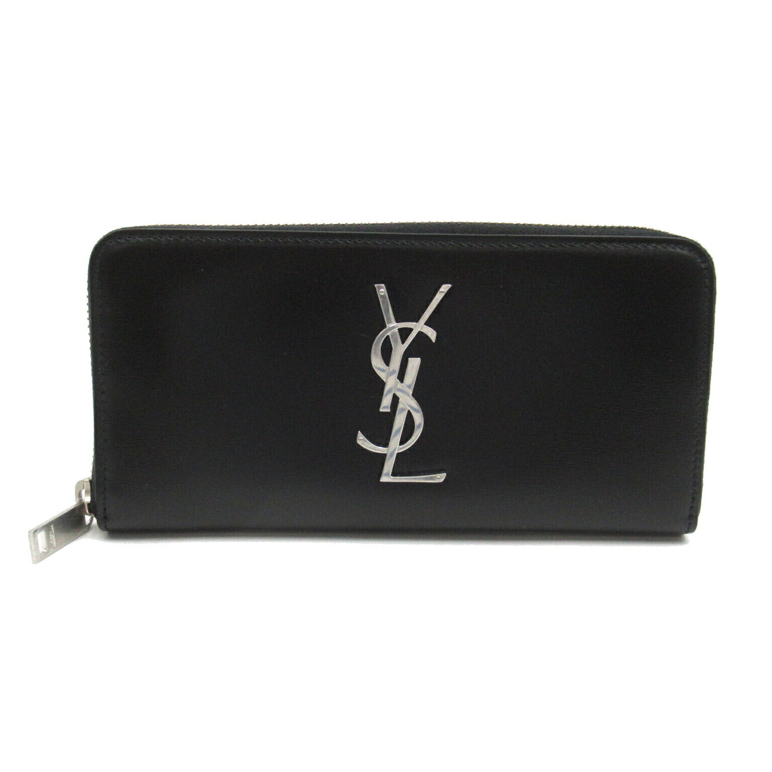 Yves Saint Laurent Leather Round Wallet