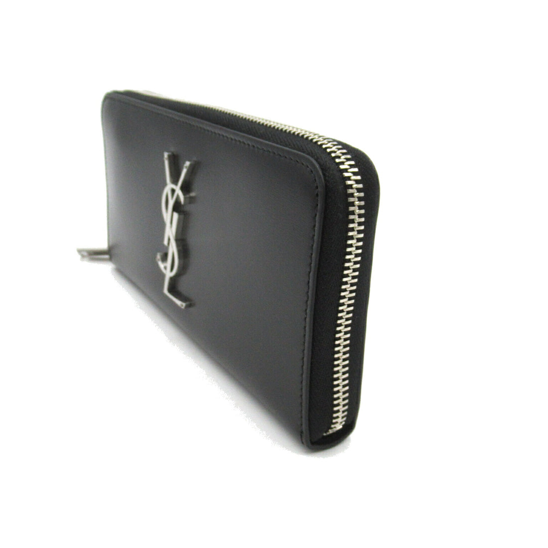 Yves Saint Laurent Leather Round Wallet