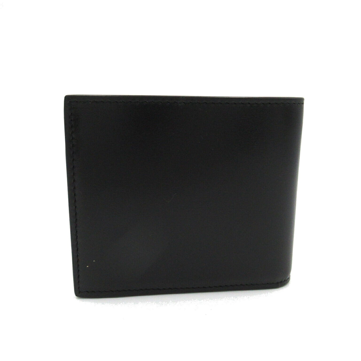 Yves Saint Laurent Leather Bifold Wallet Black