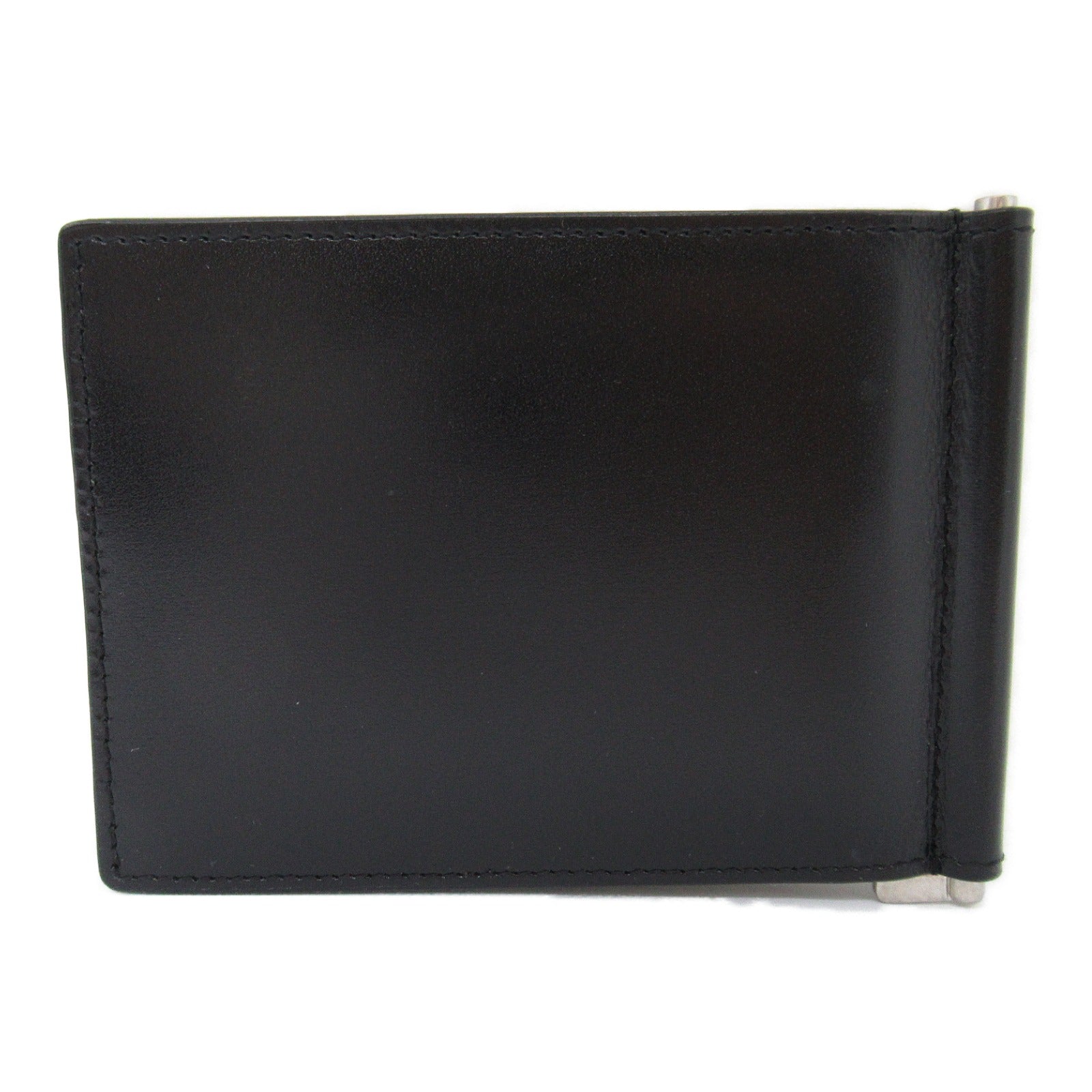 Yves Saint Laurent Leather Bifold Wallet Black