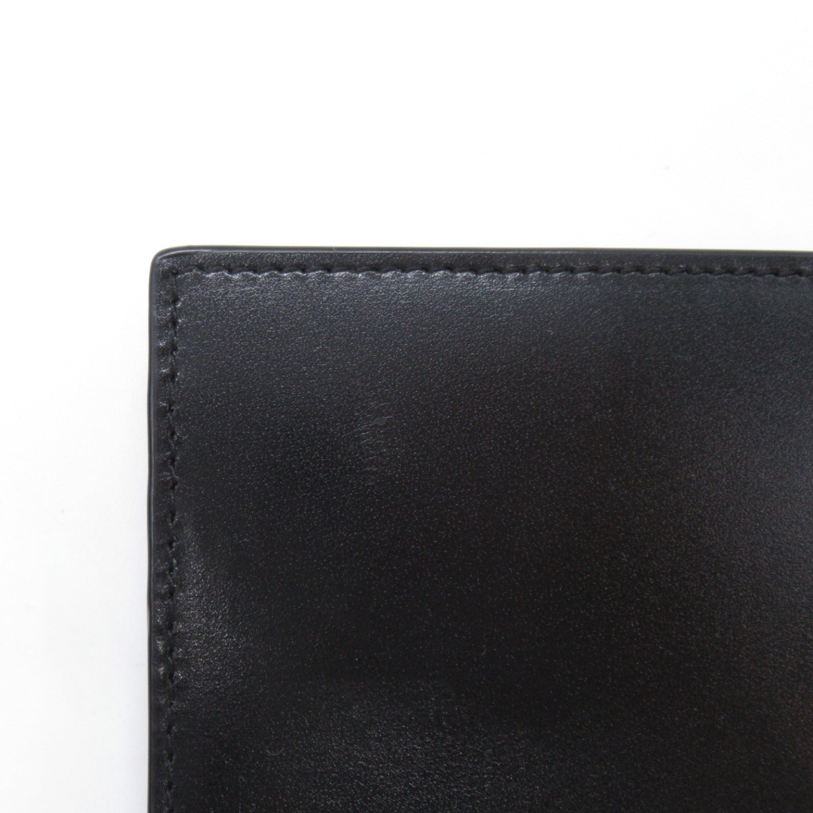 Yves Saint Laurent Leather Bifold Wallet Black