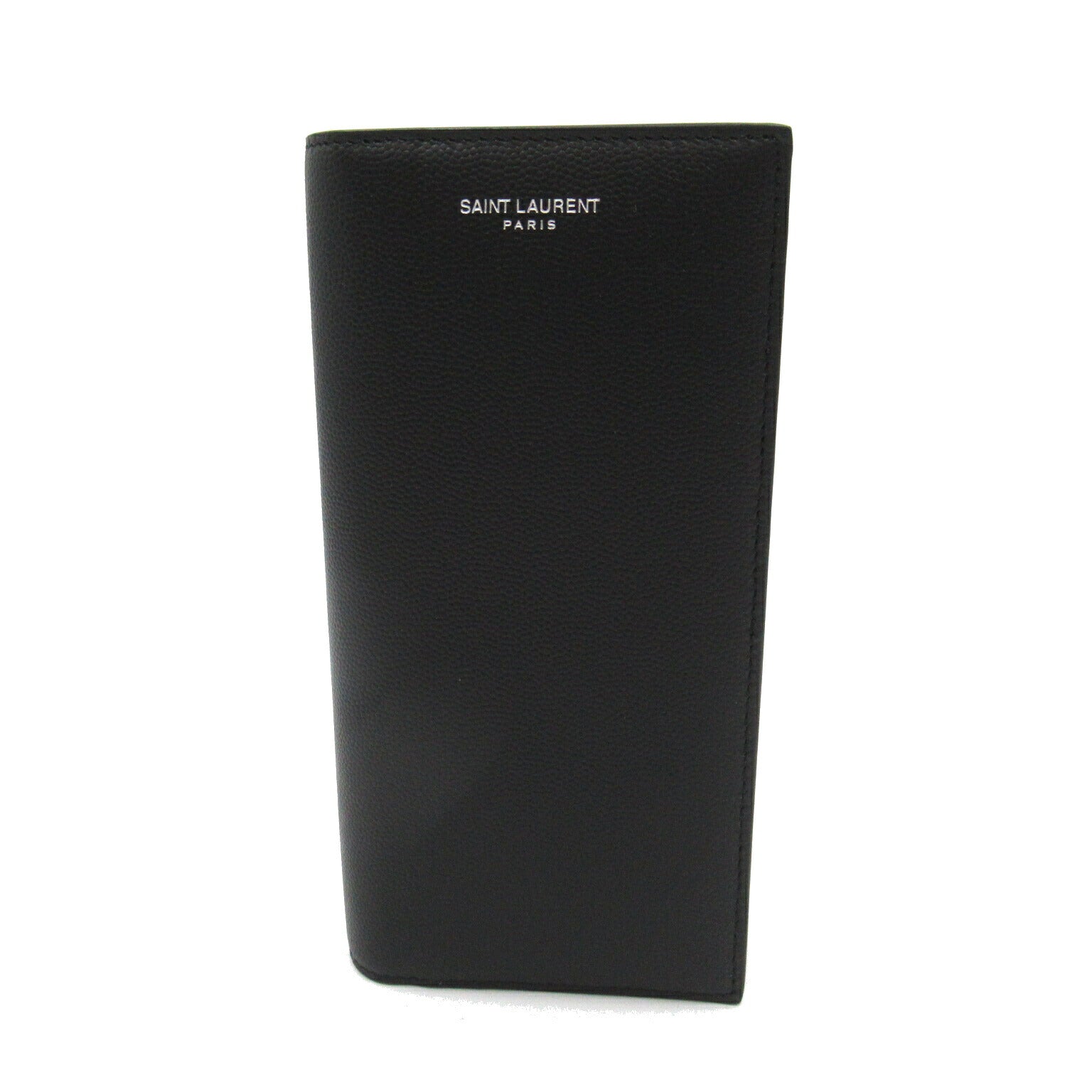 Yves Saint Laurent Leather Bifold Wallet Black