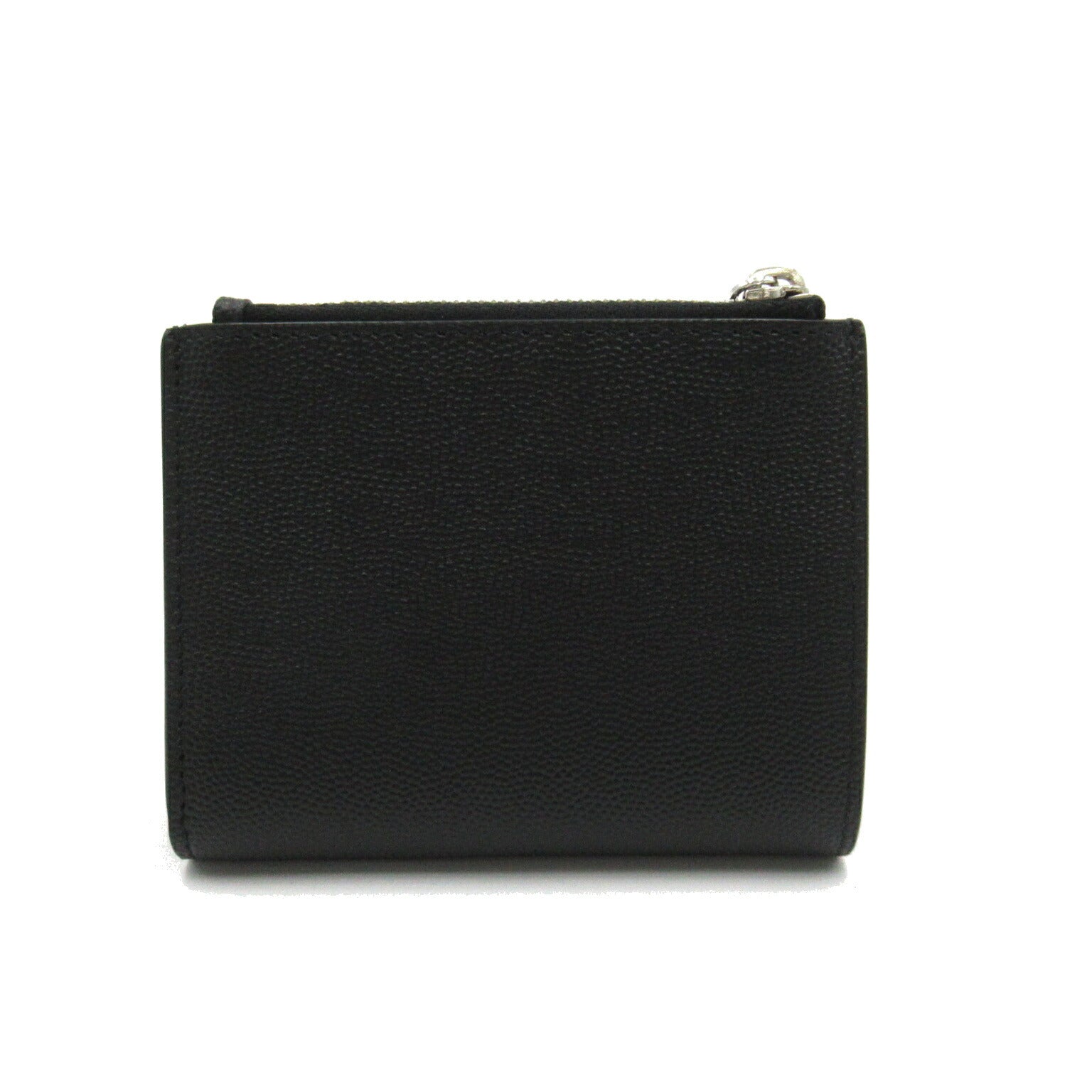 Yves Saint Laurent Leather Bifold Wallet Black