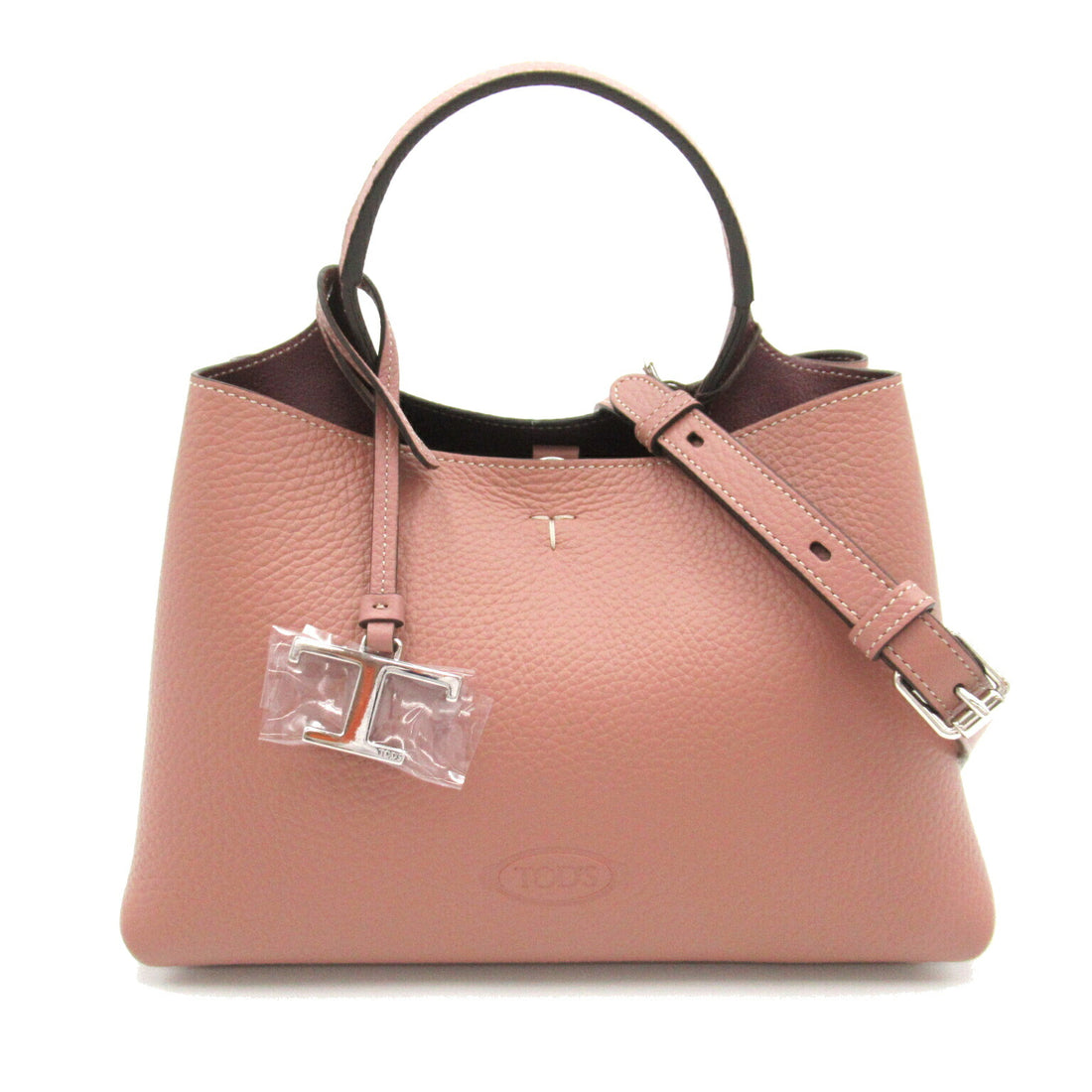 Tod's Leather 2way Shoulder Bag Pink