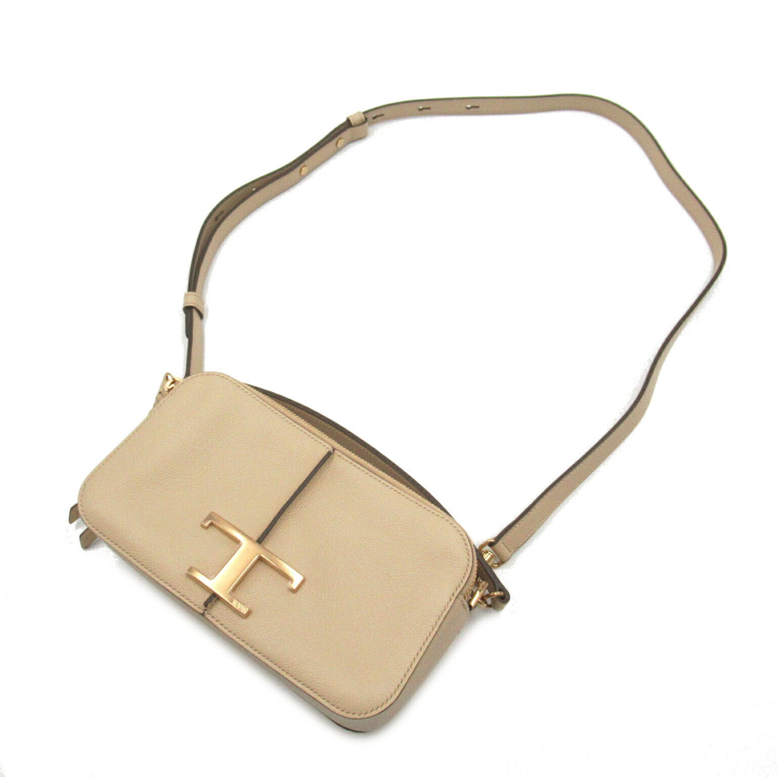 Tod's Leather 2way Shoulder Bag Beige