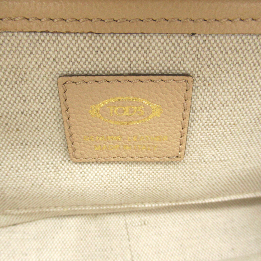 Tod's Leather 2way Shoulder Bag Beige