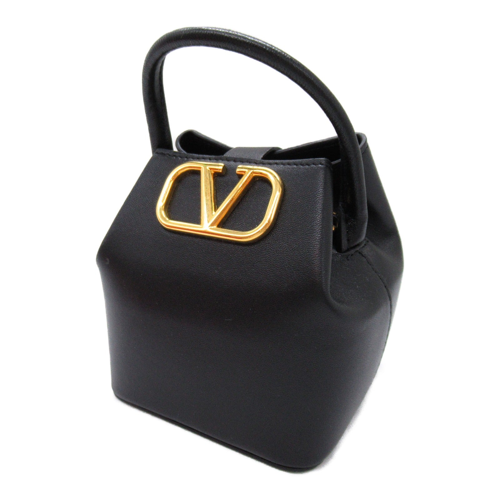 Valentino Leather 2way Shoulder Bag Black