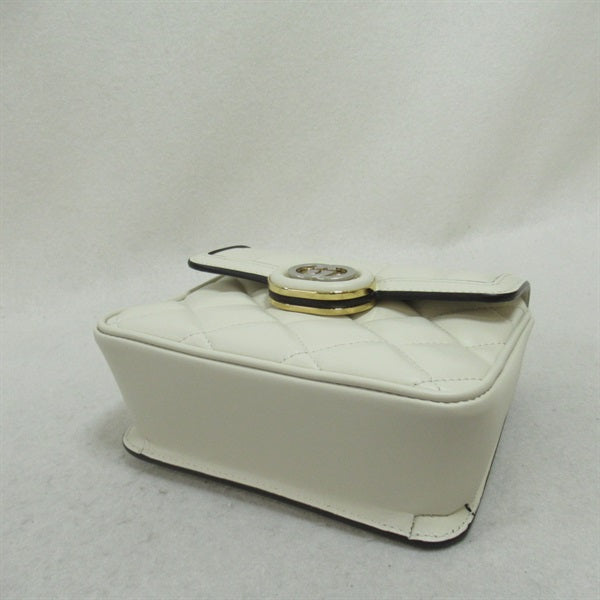 Gucci Deco Leather Chain Shoulder Bag Leather Shoulder Bag 741457AAB1Q9022 in Excellent Condition