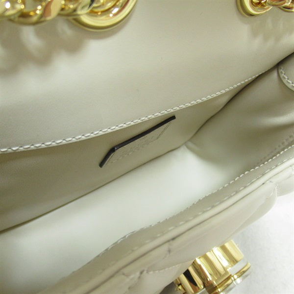 Gucci Deco Leather Chain Shoulder Bag Leather Shoulder Bag 741457AAB1Q9022 in Excellent Condition