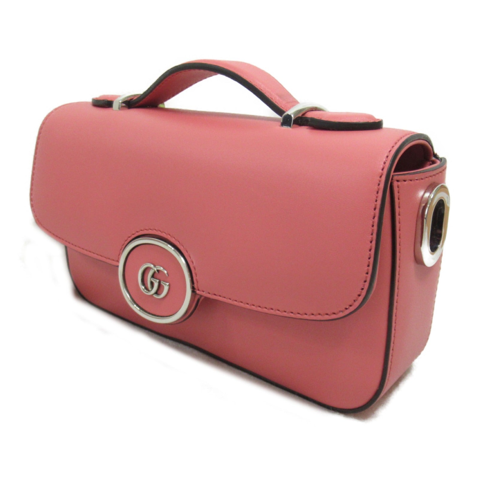 Gucci Mini Leather Shoulder Bag Pink