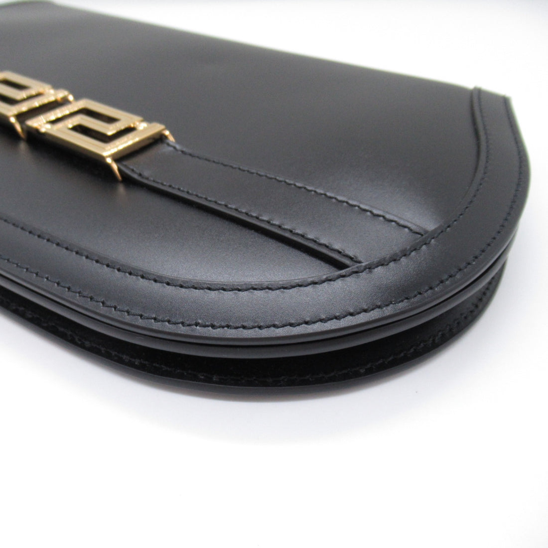 Versace Leather Clutch Bag Black