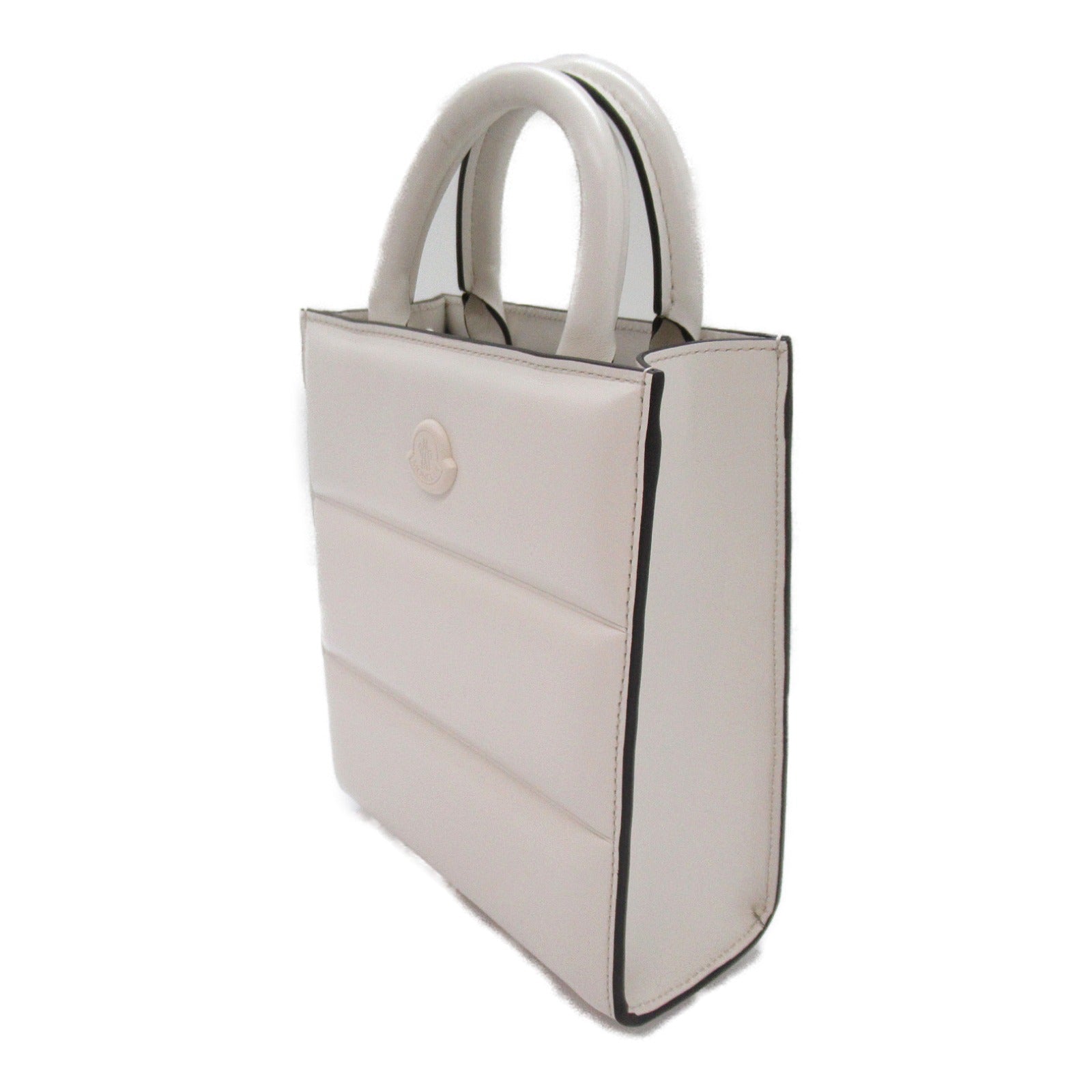 Moncler Leather 2way Shoulder Bag White