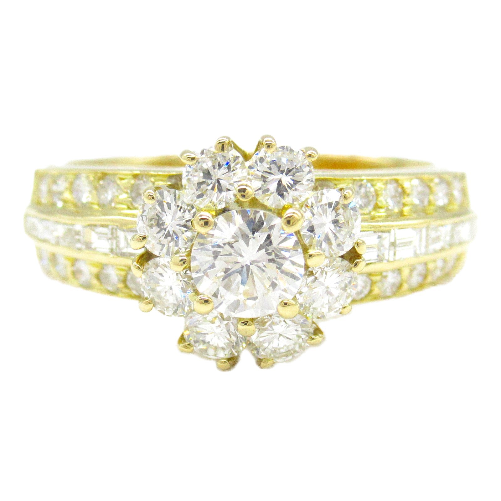 Van Cleef & Arpels Diamond Ring K18 Yellow Gold