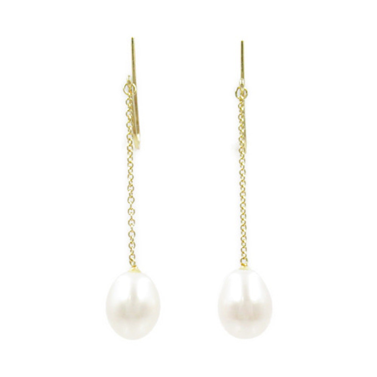 Tiffany & Co x Elsa Peretti 18K Pearls by the Yard Earrings Metal Earrings in Great Condition