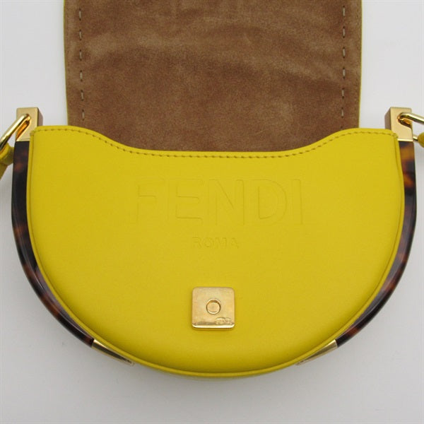 Fendi Moonlight Shoulder Bag Leather Shoulder Bag 8BT346 in Great Condition