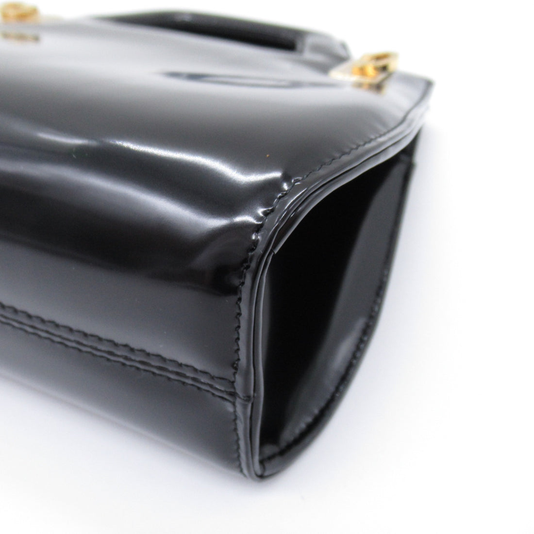 Salvatore Ferragamo Leather Shoulder Bag Black