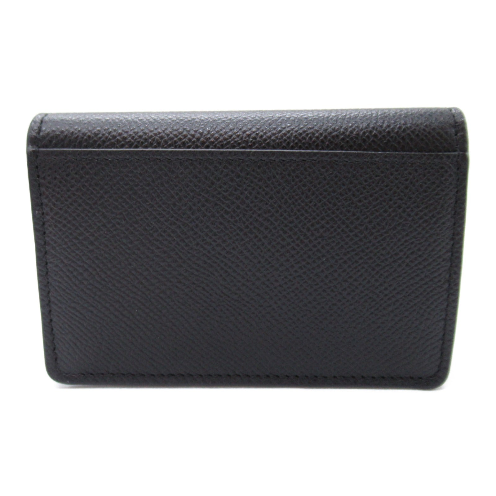 Salvatore Ferragamo Leather Card Case Black