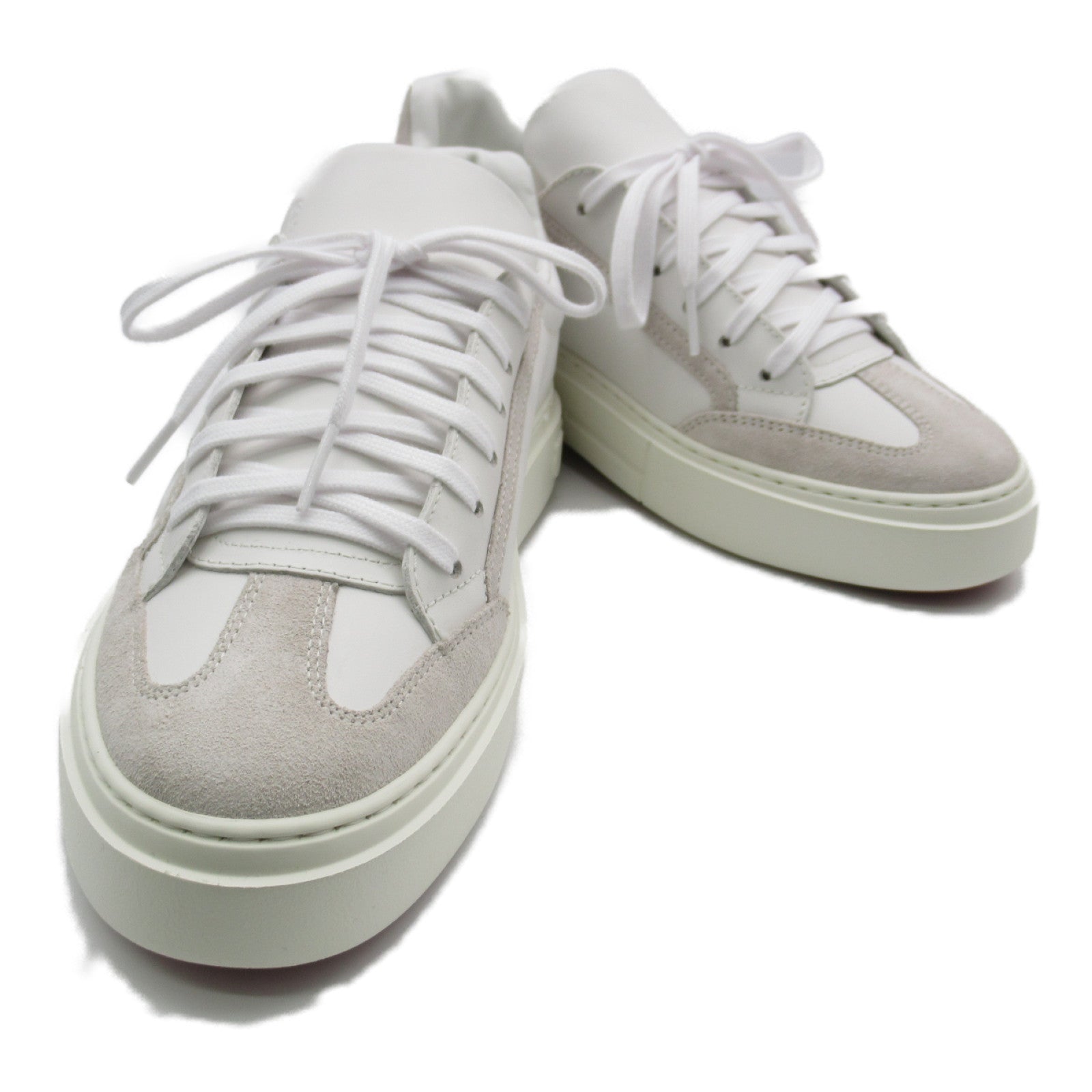 Salvatore Ferragamo Leather Rubber Sneakers