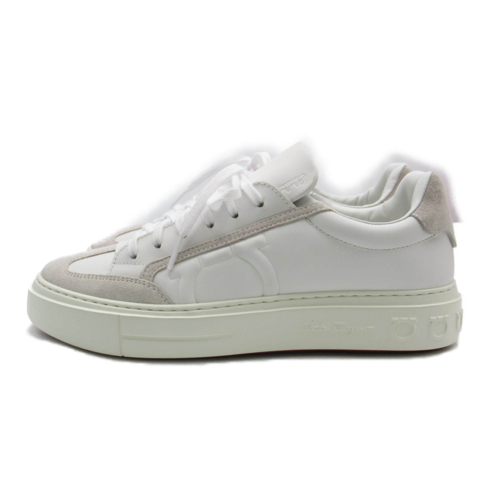 Salvatore Ferragamo Leather Rubber Sneakers