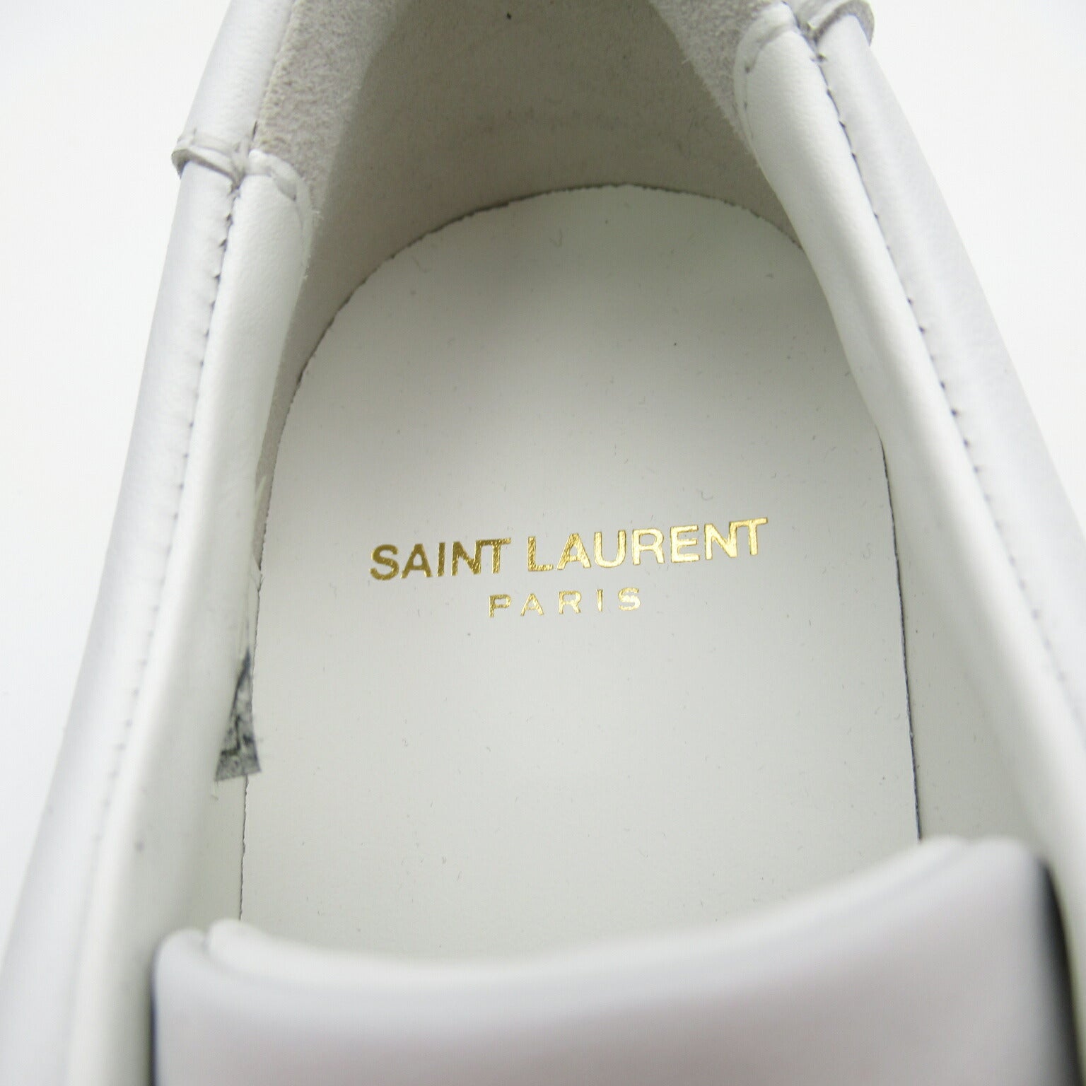 Saint Laurent Leather Rubber Sneakers