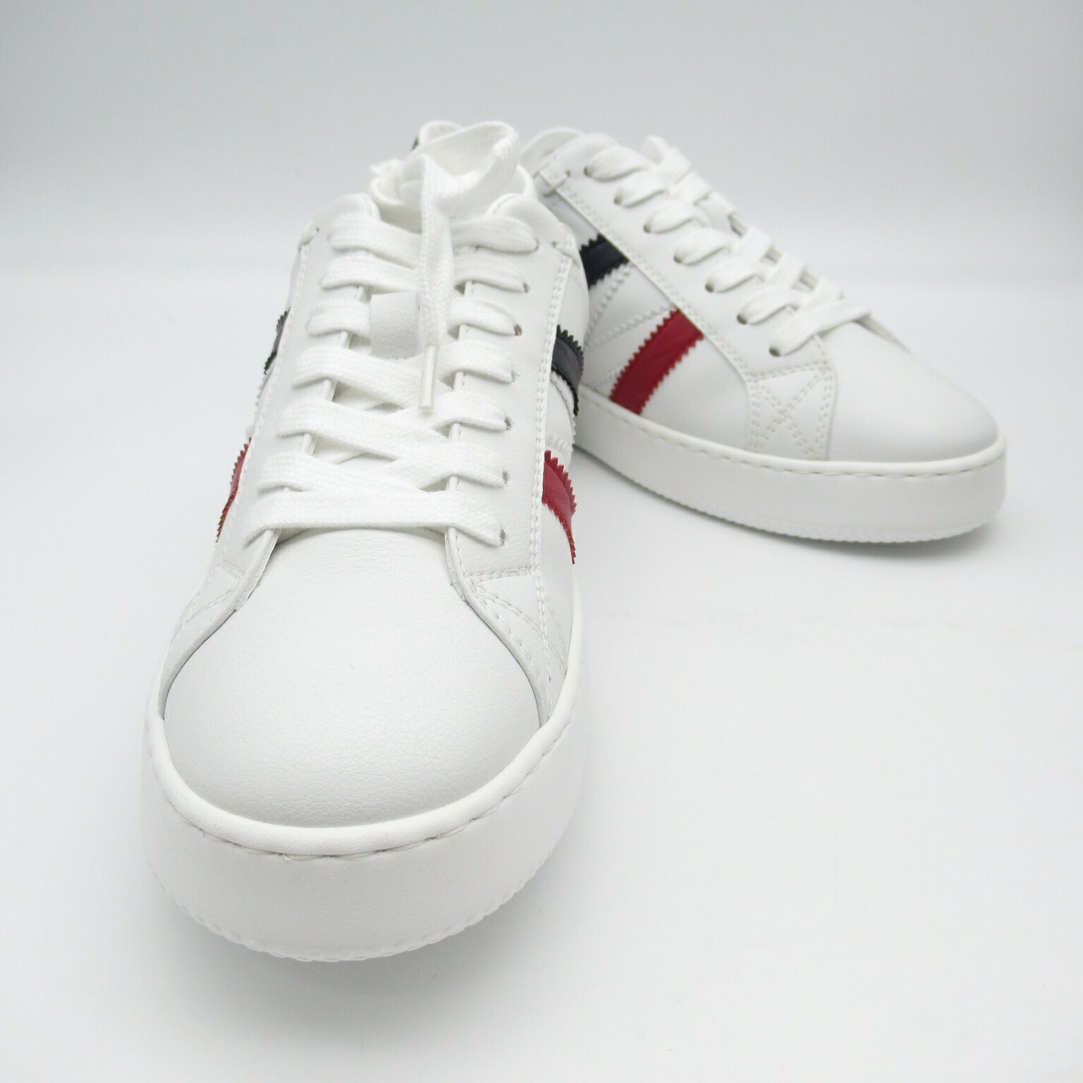 Moncler Monaco M Leather Rubber Sneakers